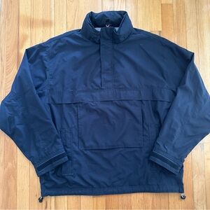 Men's Vintage GAP 90s Navy Blue Anorack Windbreaker Jacket